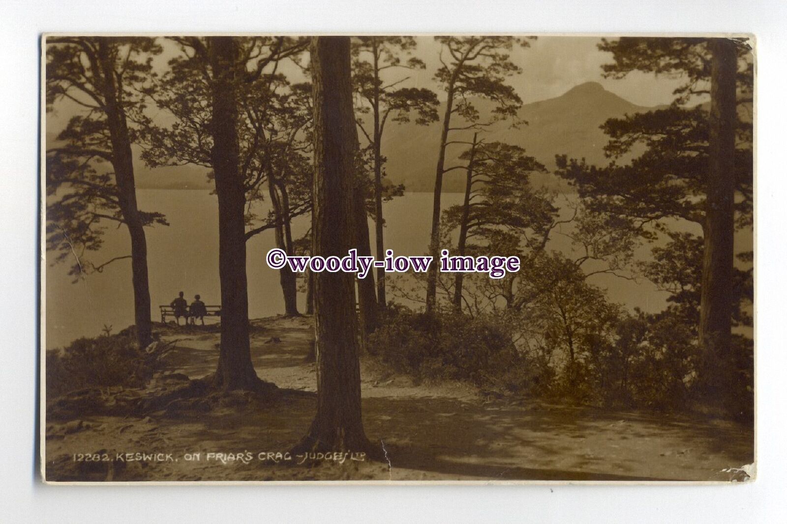 Ju1048 - Keswick , On Friars Crag , Cumbria - Judges postcard 12282 - $1.90
