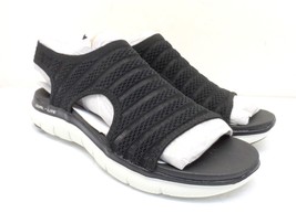 Skechers Women&#39;s Flex Appeal 2.5 - Boldest Sling-Back Sandals Black Size 10M - $42.74