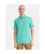 George Men&#39;s Pique Polo Shirt Short Sleeve Size MEDIUM (38-40) Jungle Te... - $312.19 MXN