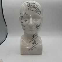 Phrenology Head - Two&#39;s Company - 12&quot; Crackle Design Hard To Find - £31.15 GBP