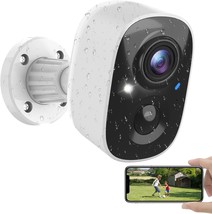 Security Cameras Wireless Outdoor Battery Powered Cameras for Home Security Indo - £44.28 GBP