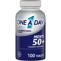 One A Day Men&#39;s 50+ Multivitamins / Multiminerals Supplement 100 Tablets (Exp. 1 - £13.45 GBP