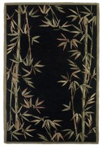 5' X 8'  Wool Black Area Rug - $606.49
