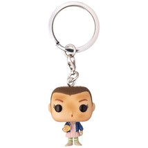 Funko Pop Keychain Stranger Things Eleven with Eggo (No Wig) Action Figure - £11.70 GBP