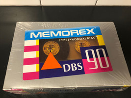 NEW vintage Memorex DBS 90 Audio Blank Cassettes 10 Pack - £9.39 GBP
