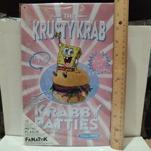 Spongebob Squarepants Krusty Krab Metal Sign Official Nickelodeon Collectible - £19.69 GBP