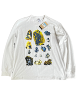 Nike ACG Minerals White Graphic Tee Long Sleeve FZ6700-121 Men&#39;s Size Me... - $29.99