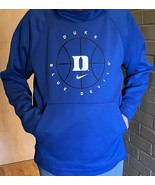 Nike Duke Blue Devils Basketball Dri-Fit Hoodie Men’s Large Blue And Black - €16,89 EUR