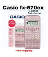 ORIGINAL Casio Scientific Calculator Classwiz FX-570EX-PK Pink School Of... - $49.49