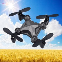 Watch Drone RC Drone Mini Foldable Mode Quadcopter 4 Channel Gyro Aircraft With  - £55.86 GBP