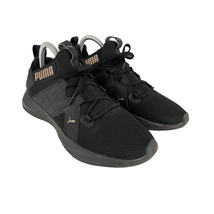 Puma Black Running Shoes Sneakers Sz 8.5 Contempt Demi 193162-01  - £17.70 GBP