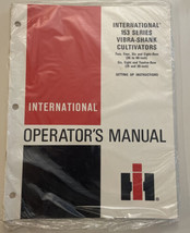 INTERNATIONAL 153 Series VIBRA SHANK Cultivator Operator&#39;s Owners Manual IH - $14.20