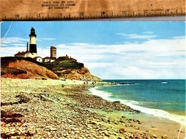 Montauk Point and Light , 9 x 5.5 in., Long Island , New York (1969)  Postcard - £1.75 GBP