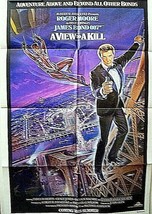 Roger Moore:As James Bond 007 (A View To A Kill) Rare Teaser Movie Poster - £184.85 GBP