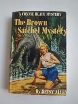 Connie Blair The Brown Satchel Mystery Betsy Allen Grosset Dunlap 1954 1st Hc Dj - £52.37 GBP