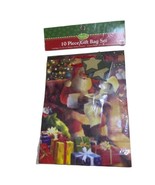 VTG North Pole Treasures 10 piece Gift Bag Set Christmas Santa Presents-... - £12.88 GBP