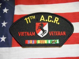 US ARMY 11TH A.C.R.  ARMORED CAVALRY REGIMENT VIETNAM VETERAN PATCH - $7.00
