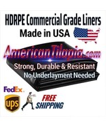 HDRPE Liner 20x20 Ft – Inslat 30 Mil Backyard Pond Protection - $2,039.26 MXN+