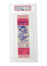 1978 Yankees World Series Ticket Signed By Reggie Jackon, Craig Nettles, Chris C - £269.93 GBP