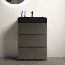 Alice 24&quot; Gray Bathroom Vanity with Sink - $654.99