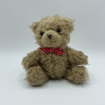 VTG Russ Berrie Tuggy Shaggy Brown Teddy Bear Plush Stuffed Animal 6” - £9.60 GBP