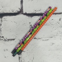 Vintage Printed Halloween Pencils Childrens Lot of 3 New  - £5.34 GBP