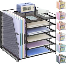 Gianotter Desk Organizers And Accessories, 6-Tier Paper Organizer With, ... - $45.10 CAD
