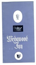 Wedgwood Inn Menu Mailer 4th St &amp; 18th Ave S in  St Petersburg Florida 1960&#39;s - £37.34 GBP