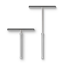 Stainless Steel Shower Squeegee with Telescoping Handle Extends to 23 Inches, Fr - £24.05 GBP
