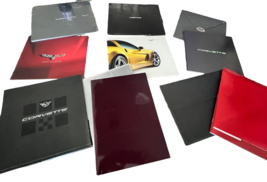 Chevrolet Corvette Dealer Sales Brochures Catalogs Lot of 11 Issues 1976 to 2014 - £78.37 GBP