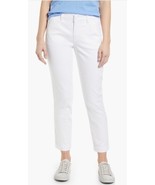 NWT Caslon Women’s White Stretch Mid Rise Ankle Length Chino Pants Sz 14 - $33.83 CAD