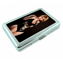 Alabama Bama Pin Up Girls D5 Silver Metal Cigarette Case RFID Protection Wallet - $16.78