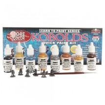 Reaper Miniatures Learn To Paint Kit: Kobold Quick Paint Kit - £30.98 GBP
