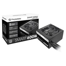 80+ Thermaltake Smart 600W Power Supply Black SLI Crossfire 2x PCIe 6pin... - $910.25 MXN