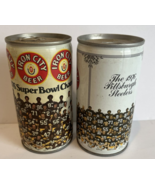 Lot 2 Steelers The 1975 Super Bowl Champs Iron City Beer Can (EMPTY) - £8.25 GBP