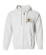 Cory Irish Coat of Arms Full Zip Hoodie - White - Size Large - €30,11 EUR