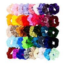 45 Pcs Hair Scrunchies Velvet Elastics Hair Bands Scrunchy Hair Ties Rop... - $195.11 MXN