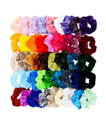 45 Pcs Hair Scrunchies Velvet Elastics Hair Bands Scrunchy Hair Ties Rop... - $195.11 MXN