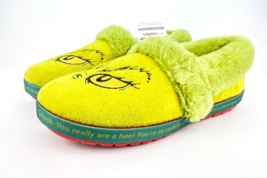 Skechers Womens BOBS Too Cozy Grinchmas Slippers Green 8 Grinch Vegan Dr Seuss - £68.46 GBP