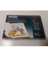 Epson Ink Jet 4&quot;x6&quot; Premium Photo Paper Glossy Brand  New Factory Sealed - £7.78 GBP
