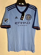 Adidas Youth MLS Jersey New York City FC Team Light Blue sz S - £6.72 GBP