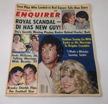 National Enquirer Magazine June 1987 Princess Diana Sylvester Stallone Vintage - £15.14 GBP