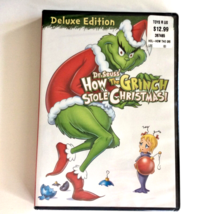 Dr. Seuss Dvd How The Grinch Stole Christmas 2008 Toys R Us Sticker New Sealed - £9.35 GBP