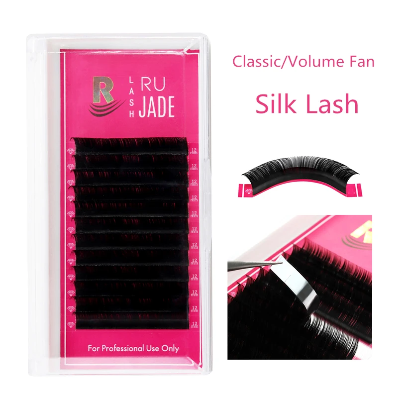 Yelash extension synthetic silk eyelash russian volume eyelashes extension supplies for thumb200