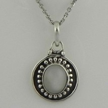 Solid 925 Sterling Silver Rainbow Moonstone Pendant Necklace Women PSV-1972 - £27.59 GBP+
