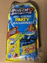 Zuru Bunch O Balloons Party 24 Count Blue Self-Sealing w/ Strings. New In Bag - £4.66 GBP
