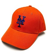 New York Mets MLB Fan Favorite MVP Basic Orange Hat Cap Adult Men&#39;s Adju... - £15.37 GBP
