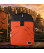 New Loungefly Naruto Shippuden Naruto Outfit Vegan Leather Full Size Bac... - $89.99