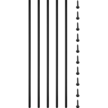 Deck Balusters, 16 Pack Metal Deck Spindles, 44&quot;X0.5&quot; Staircase Baluster - £93.09 GBP