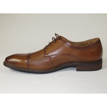 Men's Shoes Steve Madden Soft Leather upper Lace Up Navin Brandy image 5